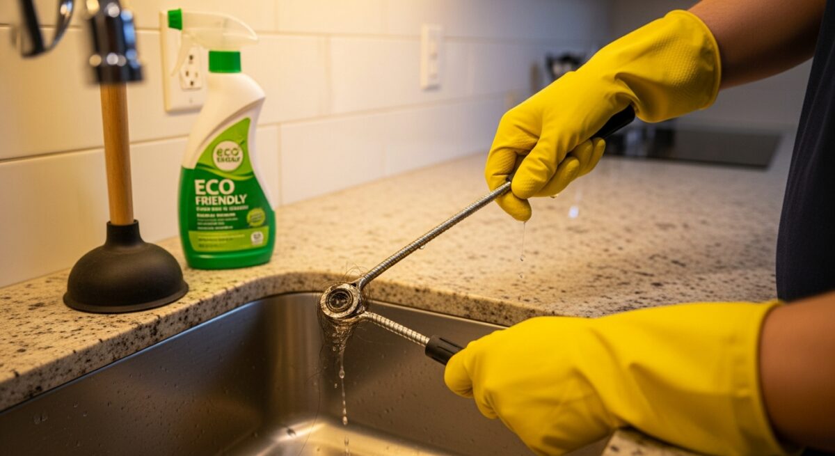 slow draining sink solutions