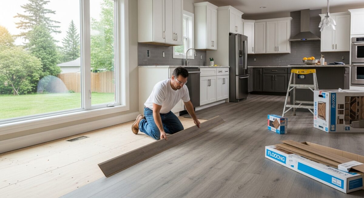kitchen flooring replacement