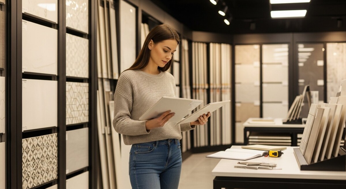 bathroom tile selection