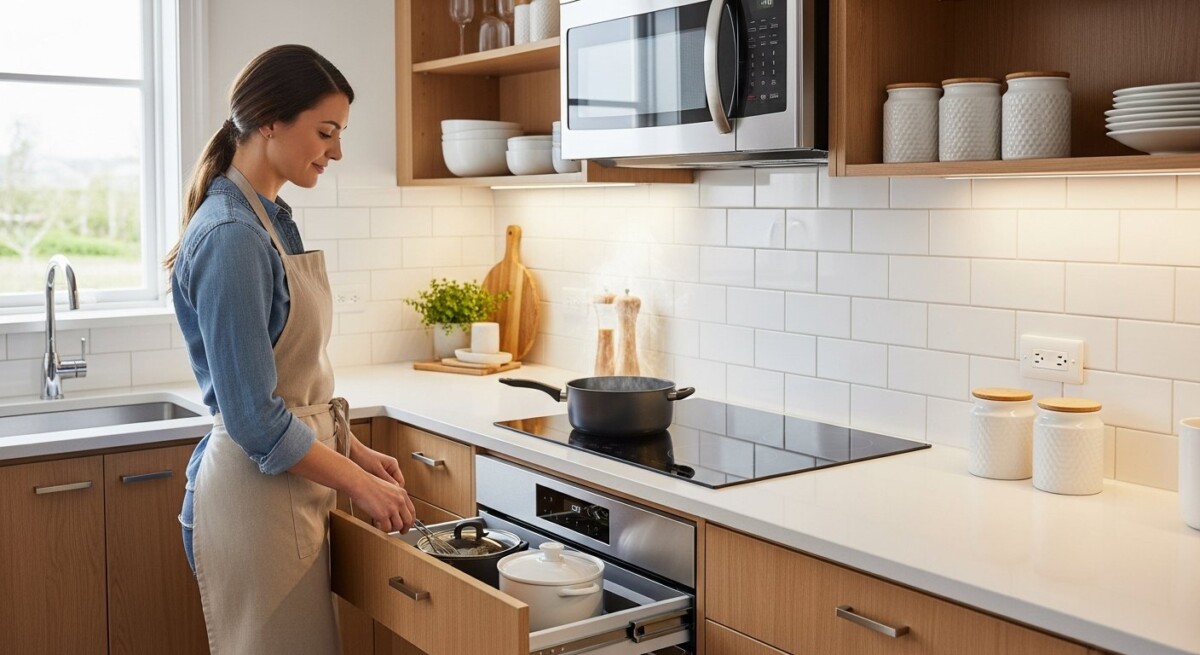 compact kitchen renovation