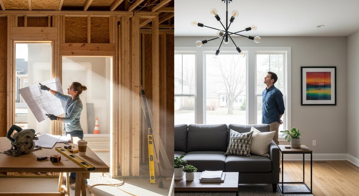 difference between remodeling and renovation