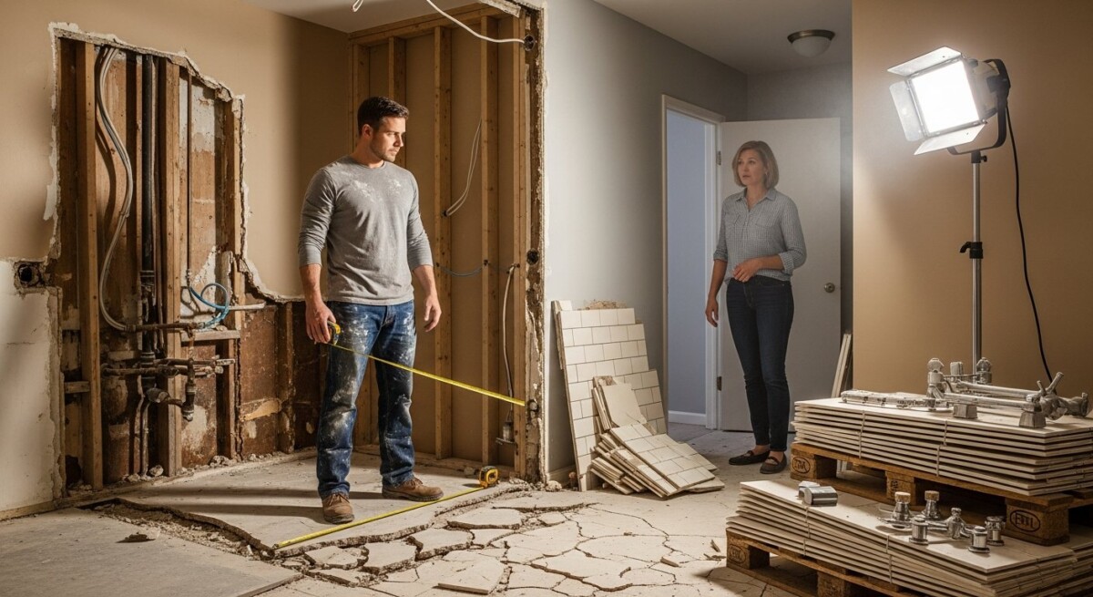 how long bathroom remodel takes