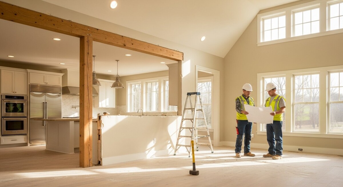 what is open concept remodeling