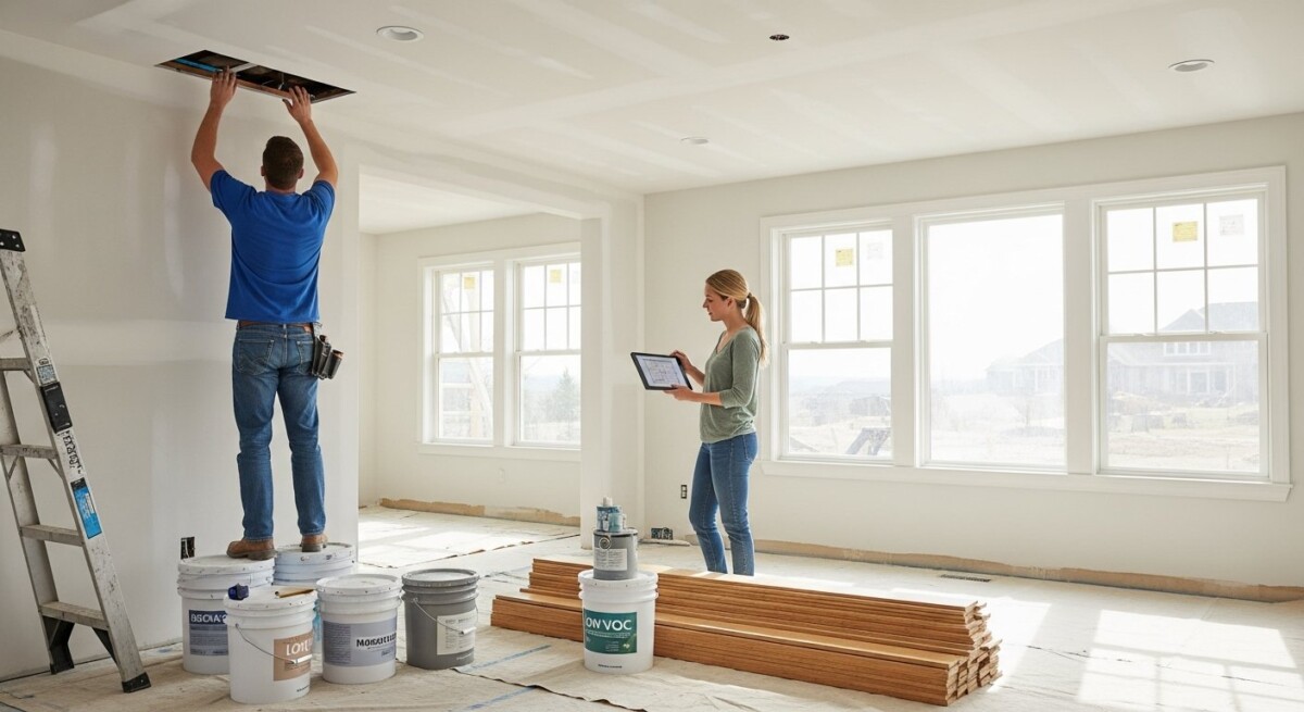 modern living space renovation