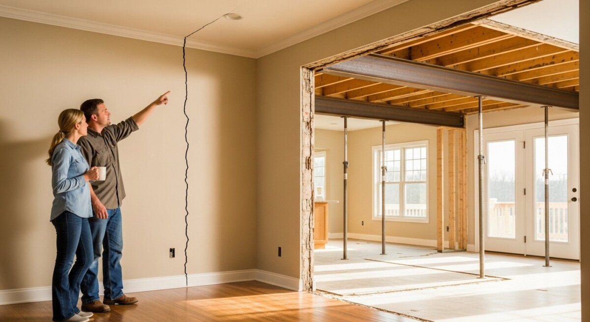 open concept home remodel